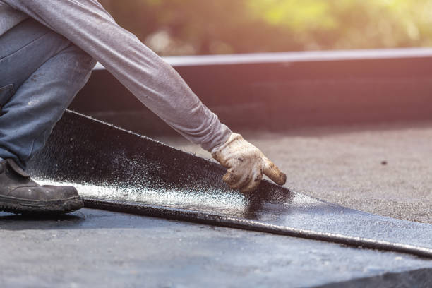 Professional Basement Waterproofing technician working in Stockton, IL